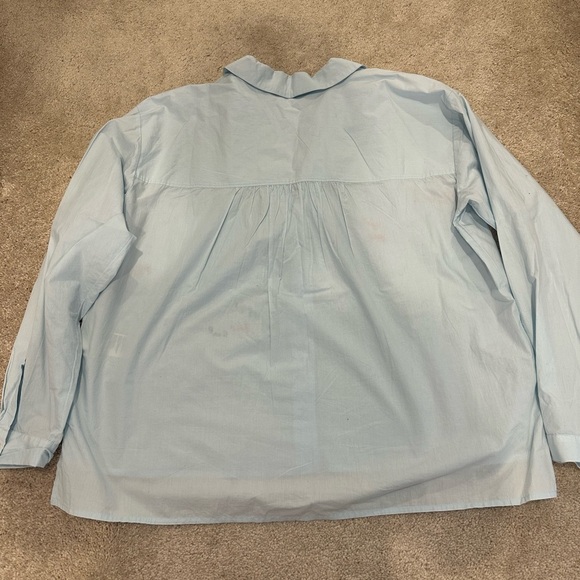 Maeve Beaded Chainstitched Blouse Peace Anthropologie size 10 travel - Picture 3 of 3